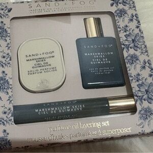 NWT Sand + Fog Marshmallow Skies Perfume Oil Layering Set